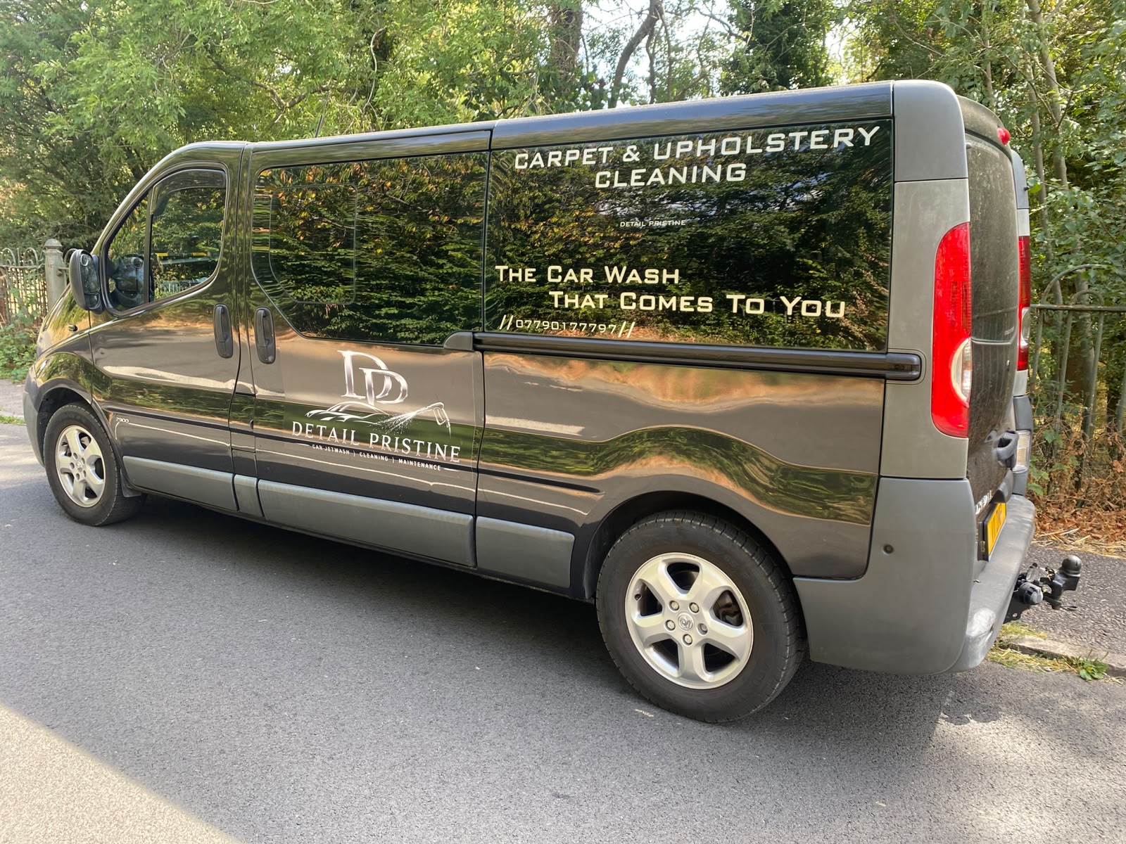 The Detail Pristine van — the car wash that comes to you